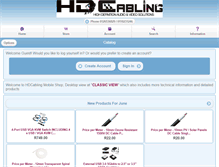 Tablet Screenshot of hdcabling.co.za